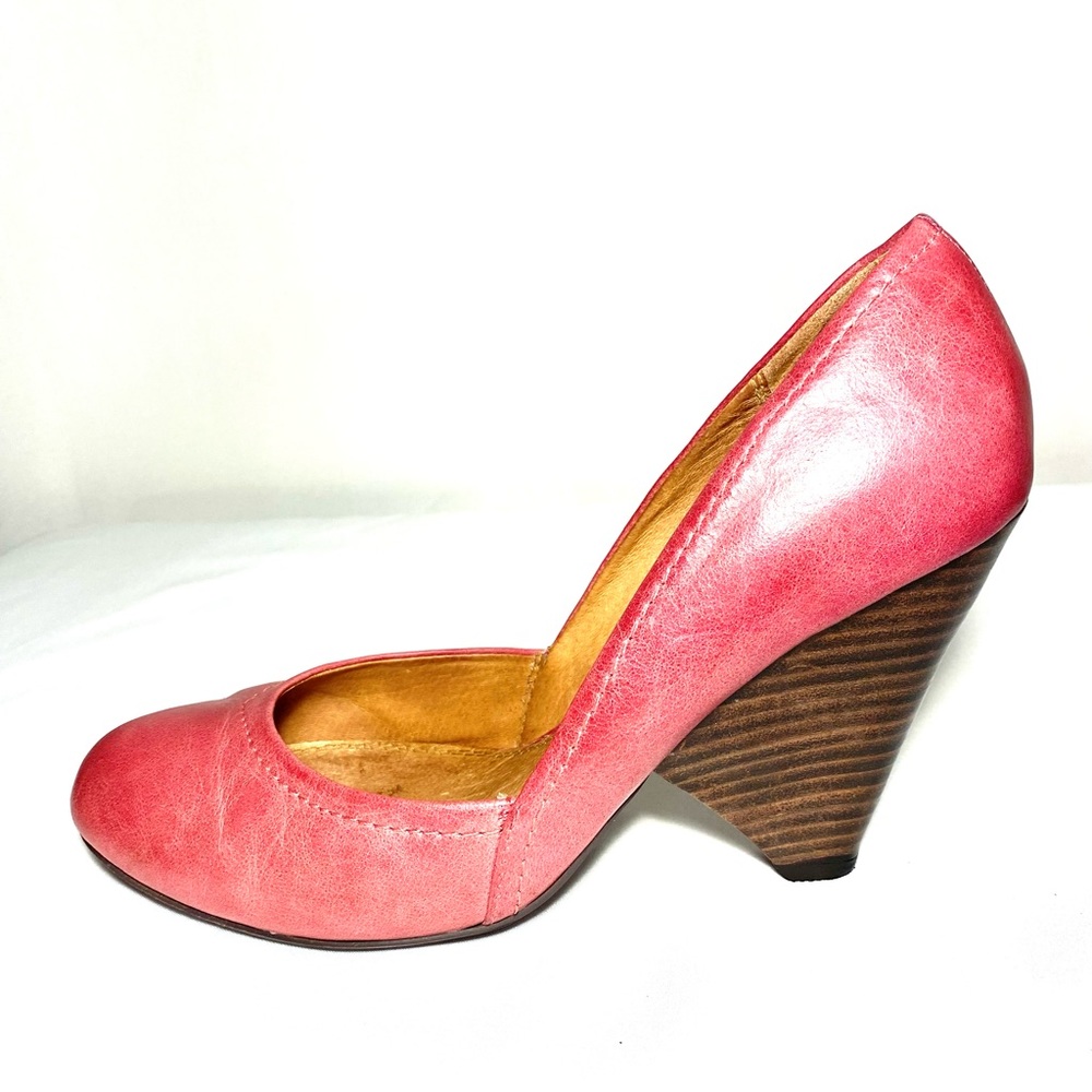 Envy leather pumps heels in pink Clara